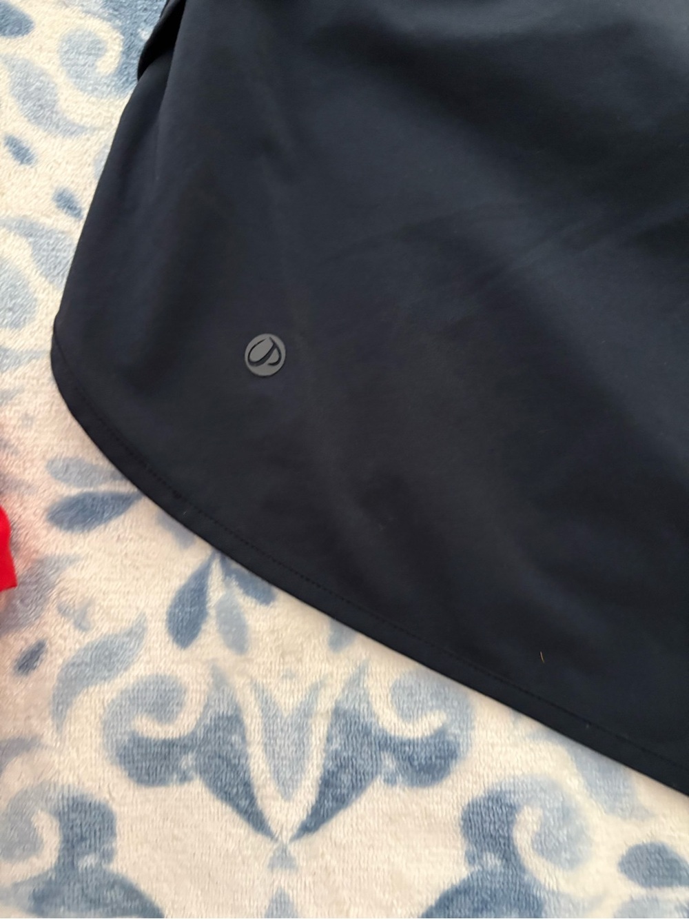 Women's navy Performance Running Shorts - Picture 2 of 4